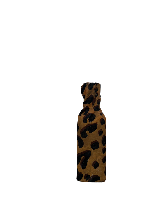 Fabric-Covered Decorative Bud Vase