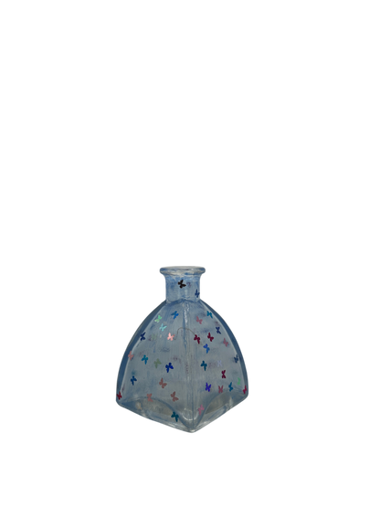 Hand-Painted Butterfly Bud Vase