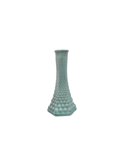 Hand-Painted Seafoam Textured Bud Vase