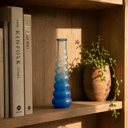Ocean Breeze Hand-Painted Bud Vase