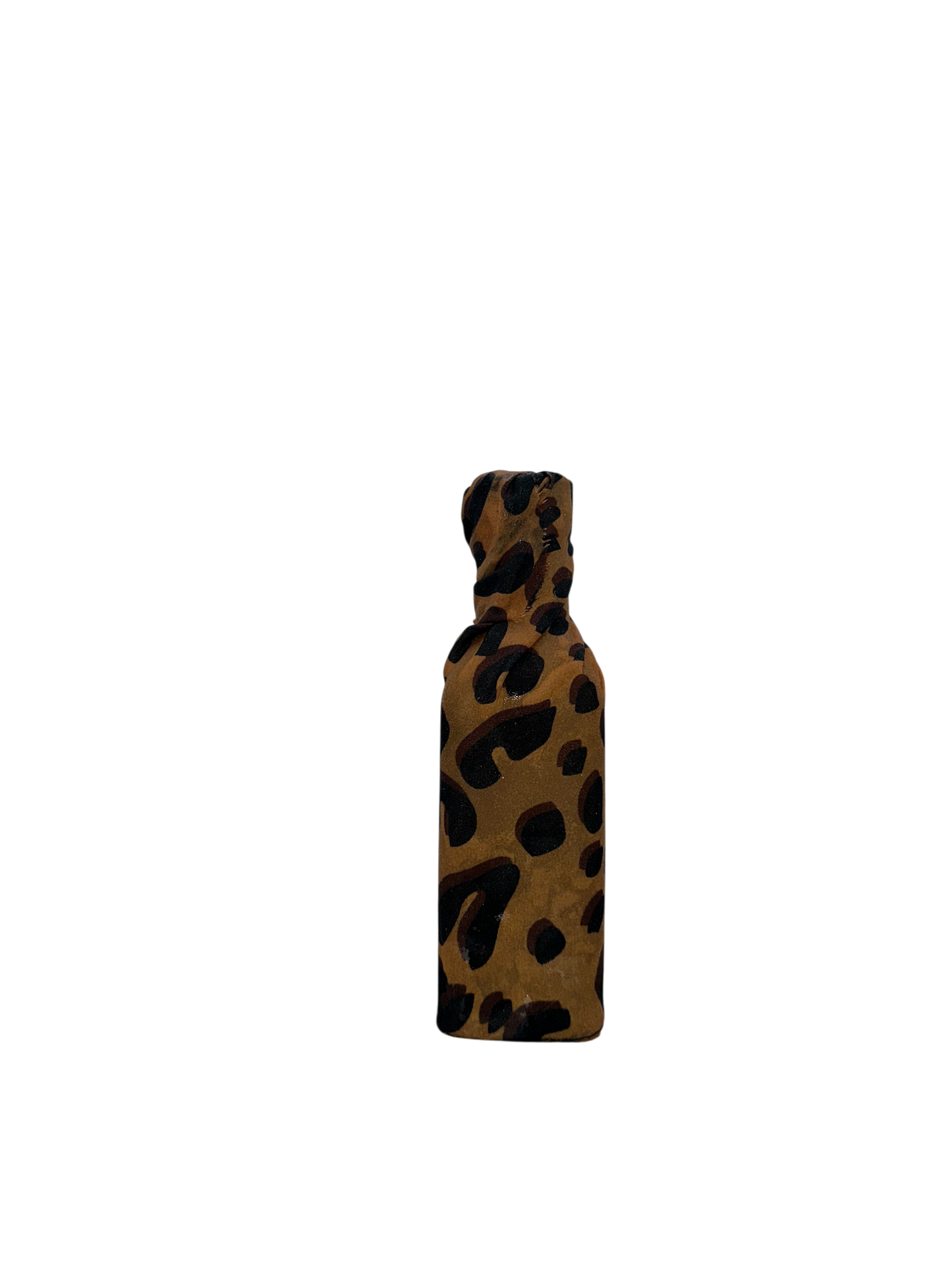 Fabric-Covered Decorative Bud Vase