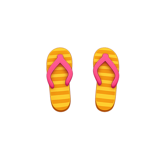 Pink Flip-Flop Stud Earrings